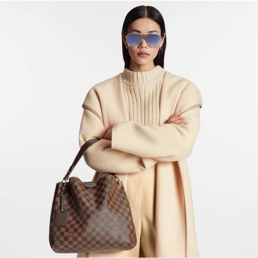 🔥Louis Vuitton Graceful MM Damier Ebene